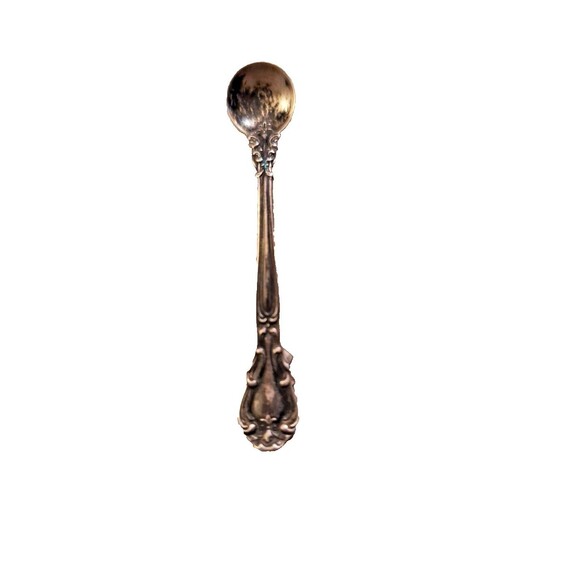 Chantilly by Gorham Sterling Silver Individual Salt Spoon Goldwashed 2 3/4 - Picture 1 of 4